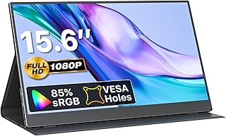 VisionOwl Portable Monitor-15.6 Inch Slim Computer…