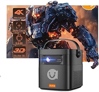 Compare V50 Portable Projector 4K 3D WiFi Full HD 1080P Builtin Speaker 2x10W Home Theater Projectors with 15000mAh Battery at KSA Price