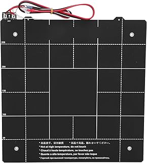 Compare NAKEAH 3D Printer Sticker  3D Printer Hot Bed Platform Magnetic Sticker Accessories for CR10 300x300mm 24V at KSA Price