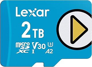 Lexar 2TB Play Blue Micro SD Card, UHS-I, C10,…