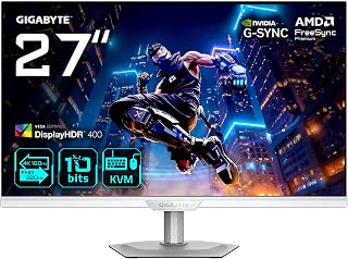 Compare GIGABYTE M27Q3 Gaming Monitor 27" QHD  2560 x 1440, 170Hz, 1ms, 400CDm², FreeSync Premium, Display HDR400, HDMI 2.0, Displayport 1.4 at KSA Price