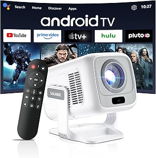 Salange 4K Android Smart Projector, HY260Max, Mini…