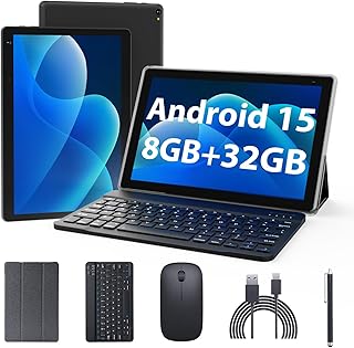 Android 15 Tablet 10 inch (Black)