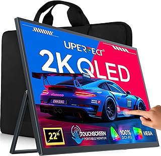 UPERFECT 22 Inch 2K QLED Touchscreen Monitor…