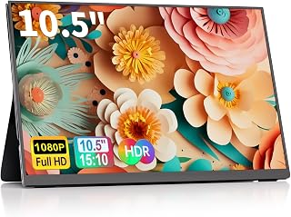 Compare 10.5" Portable Monitor 60HZ 1920x1200 FHD IPS with USBC Mini HDMI at KSA Price