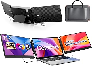 Cenerius 14.2" Laptop Screen Extender, FHD…