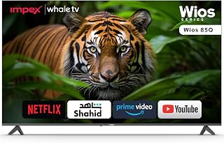Impex Whale OS 85 Inch Smart QLED TV, 4K…