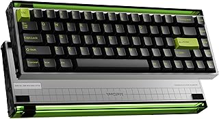 Compare MelGeek MADE68 Ultra Wired Gaming Keyboard, Magnetic Keyboard with Hall Effect, 65% Compact Rapid Trigger, HotSwappable, RGB Snap Tap & Adjustable Actuation, Online HIVE Custom, Aluminum CaseGreen at KSA Price