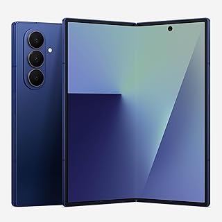 Compare Samsung Galaxy Z Fold7 Cell Phone, 256GB AI Smartphone, Unlocked Android, AI Photo Edits, Large Screen, Long Battery Life, 2025, Blue Shadow International Version at KSA Price