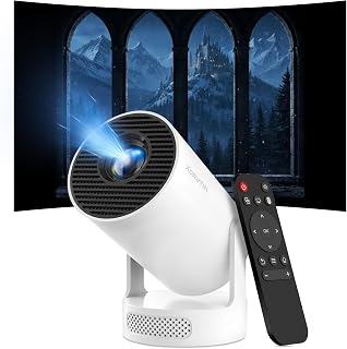 Mini Projector with WiFi 6 and Bluetooth 5.4, Portable…