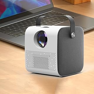 RIDAEX Projector Home Bedroom 4K Ultra-High-Definition…