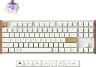 Compare Keychron K8 HE TKL Wireless Custom Mechanical Keyboard, Hall Effect 80% at KSA Price