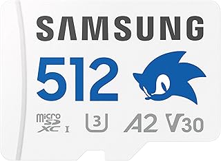 Compare Samsung PRO Plus Sonic The Hedgehog + Adapter, 512GB microSDXC, Upto 180MBs, Full HD & 4K UHD, UHSI, C10, U3, V30, A2, for NintendoSwitch, Steam Deck, GoPRO, DJI Drone, Tablets MBMD512SALC1 at KSA Price