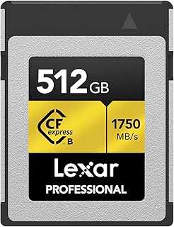 Lexar Professional GOLD Series 512GB CFexpress Card,…