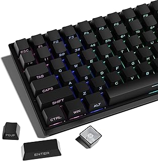 SDYZ Double Shot PBT Keycap Set with Side Shine…