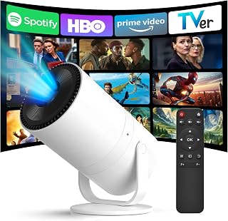 [Built-in Apps] Mini Projector with WiFi and Bluetooth…