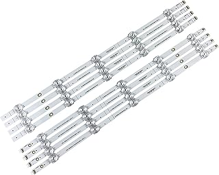 Compare PANMILED 8 Pieces LED Backlight Strips for Hisense 55” TV 55R6G 55A6G 55A6GV 55R6070G 55R6095G5 55C350KU 55C350KB HD550Y1U62T0L6 55H6510G JL.D550A1330003ASM_V02 at KSA Price