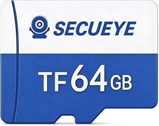 Compare 64GB TF Memory Card Class 10 FAT32 High Speed ReadingWriting for Security CameraDash Cam MicroSD Size at KSA Price