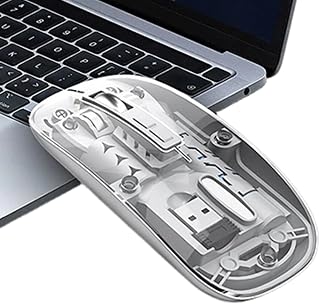 Laptop Mouse Wireless Clear Computer Accessories