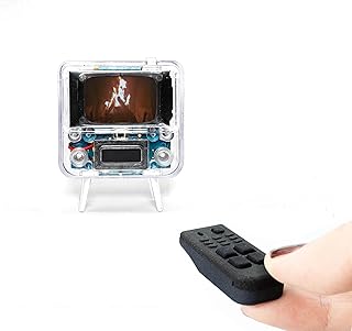 Compare TinyCircuits TinyTV 2  Portable Retro Television with working rotary knobs  Load your own videos easily via USB onto your own minature TV Clear at KSA Price