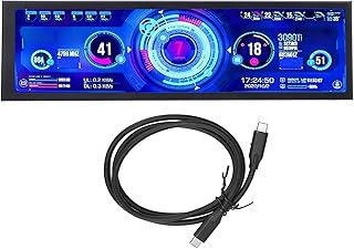 8.8 Inch Computer Temp Monitor, Portable 1920x480…