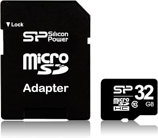 Compare Silicon Power 32GB MicroSDHC Class 10 Memory Card with SD Adapter SP032GBSTH010V10SP at KSA Price