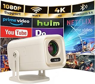 1080P Smart Projector Android 13.0, Auto Keystone,Auto…