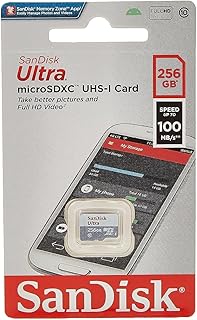 SanDisk 256GB Ultra microSDXC UHS 1 Card 100MB/s…