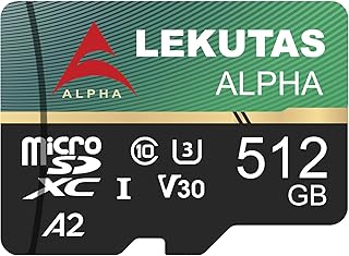 512GB Micro SD Card, microSDXC UHS-I Flash Memory…