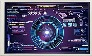 VSDISPLAY 10.1 Inch 1280x800 Computer Temp LCD…