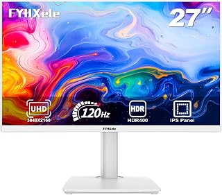 FYHXele 27 inch 4K Gaming Monitor, UHD 3840x2160…