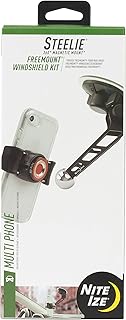 Compare Nite Ize Original Steelie Freemount Windshield Kit  AdJustable Magnetic Bracket + Car Windshield Mount For Smartphones at KSA Price