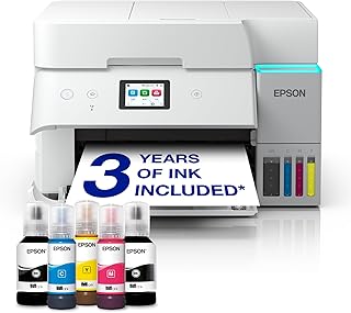 Compare EcoTank ET4956 WiFi A4 AllinOne Ink Tank Printer with up to 3 Years Ink Included at KSA Price