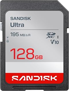 SANDISK 128GB Ultra SDHC UHS-I Card and SDXC UHS-I…