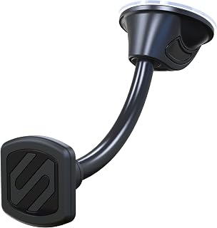 Compare Scosche MAGWDMB MagicMount Flex Neck Suction Cup Car Phone Mount for DashboardWindshield, 360° Adjustable Magnetic Head, Universal Cell Phone Holder Compatible with iPhone, Samsung & All Devices at KSA Price