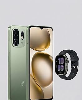 Compare Itel A100C 3+5 GB RAM  256GB ROM  Silk Green  6.56 inch HD+ with Itel 023 Smart Watch Water Resistance IP68 at KSA Price