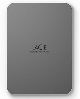 LaCie MOBILE DRIVE Secure 5TB Portable External…