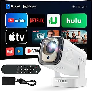 Mini Projector 4K 1080P LCD Projector 12000 Lumen…