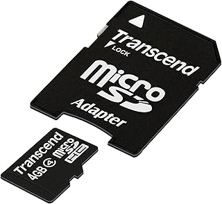 Compare Transcend 4 GB Class 4 microSDHC Flash Memory Card TS4GUSDHC4 at KSA Price