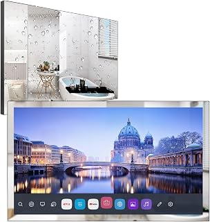 Compare Soulaca 32 Inch 4K UHD Smart TV for Bathroom, DigitalAnalog Tuner, Mirror Panel, Magic Remote, Waterproof, Netflix, Integrated Speaker, 2023 Model at KSA Price