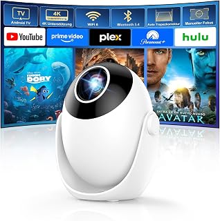 Compare ZDSSY Mini Projector 4K Supported, Smart Projector Integrated App 360° at KSA Price
