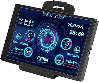 Denash 3.5inch Computer Temp Monitor Full View Display,…