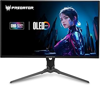 Compare acer Predator Gaming Monitor | 31.5" UHD 3840 x 2160 OLED | AMD FreeSync Premium Pro | 165Hz | 0.03ms | VESA DisplayHDR True Black 400 | DCIP3 99% | Display Port 1.4 & 2 x HDMI 2.1 | X32 V2bmiiphx at KSA Price