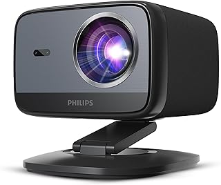 Compare Philips, Neopix 450 SMART, Home cinema projector, Full HD 1920 x 1080p, 500 Lumens AINSI, Google TV, LED light source, Mirror mode, WiFI 6, Stereo sound 2x5 watt, Black at KSA Price
