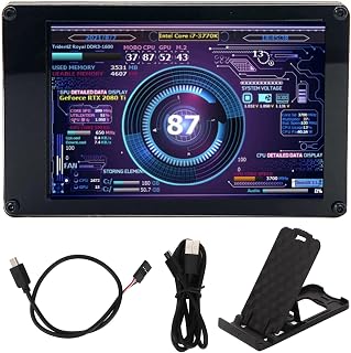 Compare Computer Temp Monitor, 3.5 inch IPS USB Mini Screen, DIY Theme PC Sensor Panel Display, PC CPU RAM Data Temperature Monitor at KSA Price