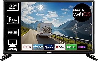 Compare REFLEXION LED22IBT Smart LED TV, LG WebOSHub, 55 cm  22 inches, CaravanMotorhomeCampingBoatTruck TV, 12230 Volt, Full HD, Triple Tuner, DVBT2HD, DVBS2, DVBC, Bluetooth, WLAN at KSA Price