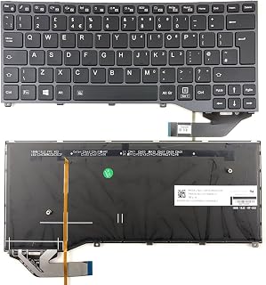 Compare UK Backlit Laptop Keyboard for Fujitsu LifeBook P727, P728, U727, U728, U729, U729X, CP72483601 at KSA Price