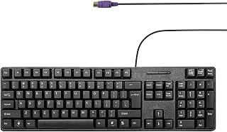 Wired PS2 104 Keys Computer Keyboard with Stands,Waterproof…