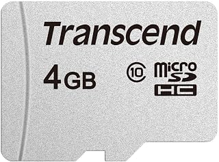 Compare Transcend 4GB microSDHC 300S Class 10 Memory Card with up to 9545 MBs for Smartphones, Digital Camers and Nintendo Switch Consoles without SD Adapter TS4GUSD300S at KSA Price