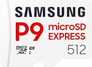 Samsung P9 Express microSD Express Card, 512GB microSDXC…